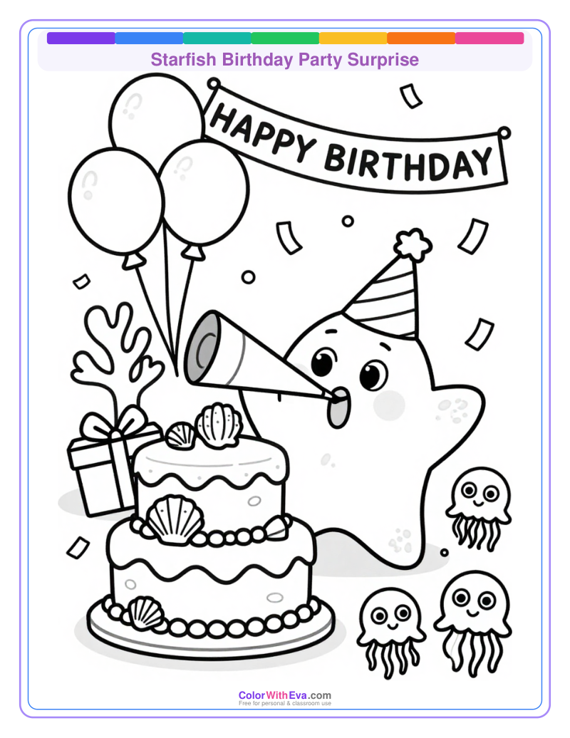 Starfish Birthday Party Surprise thumbnail