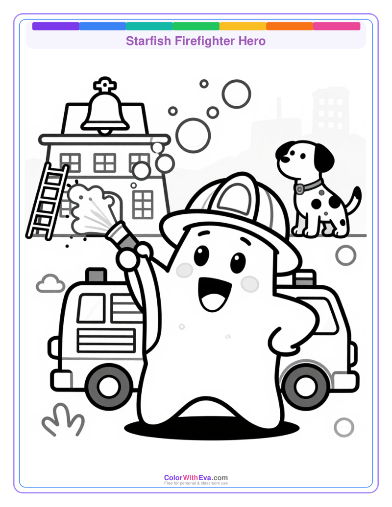 Starfish Firefighter Hero thumbnail