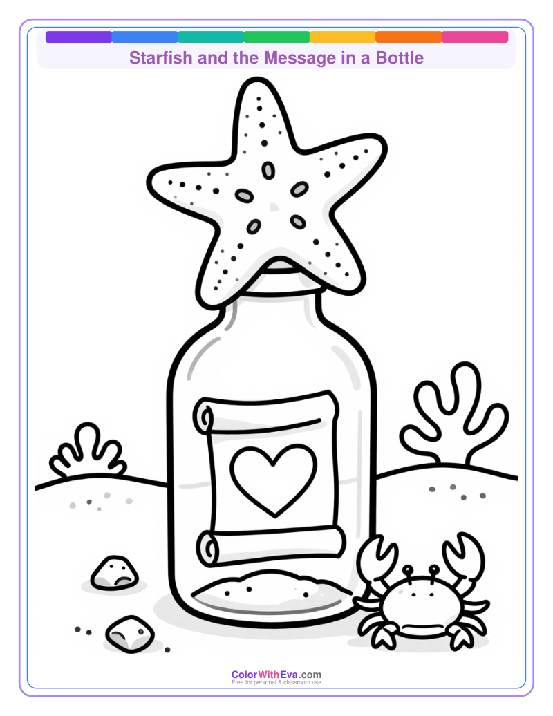 Starfish and the Message in a Bottle preview