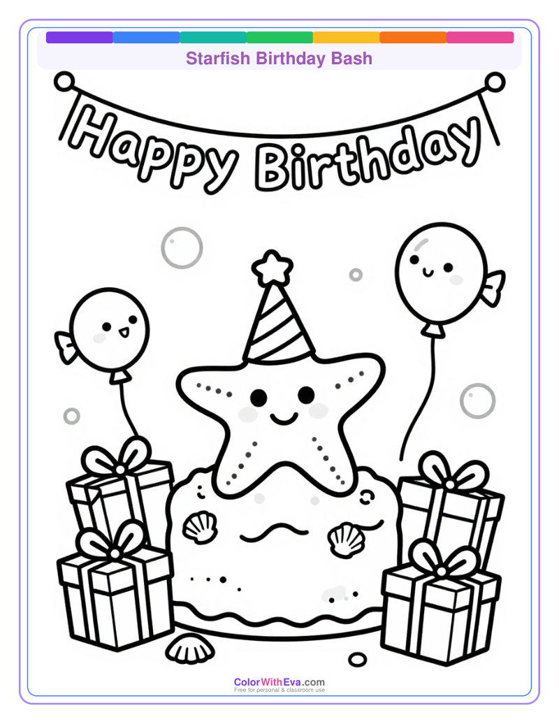 Starfish Birthday Bash preview