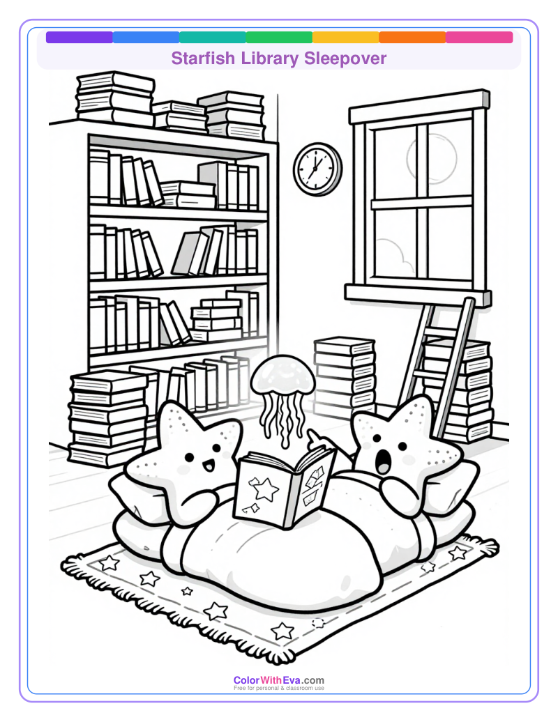 Starfish Library Sleepover preview