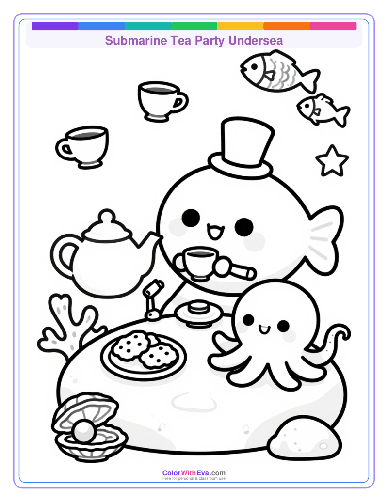 Submarine Tea Party Undersea thumbnail