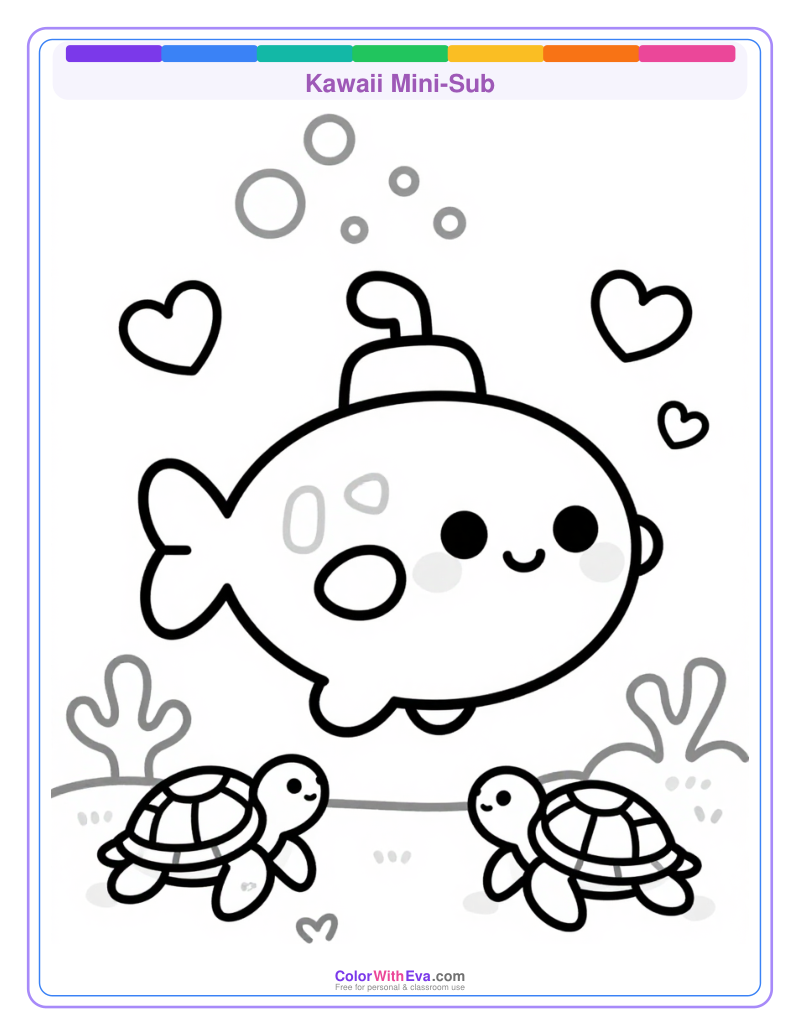 Kawaii Mini-Sub preview