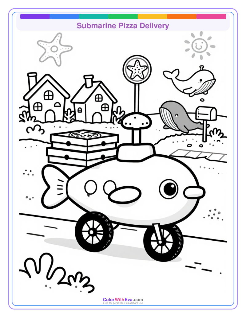 Submarine Pizza Delivery thumbnail