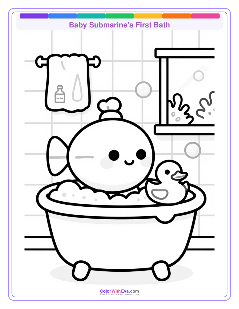 Baby Submarine's First Bath thumbnail