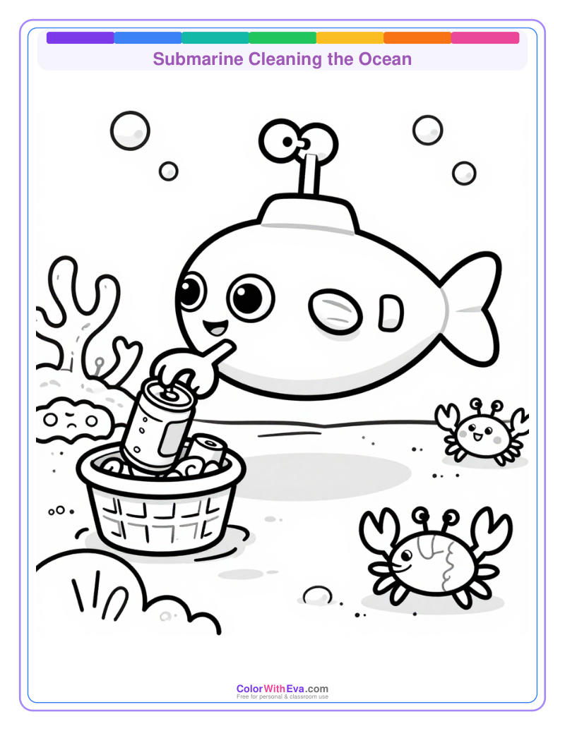 Submarine Cleaning the Ocean preview