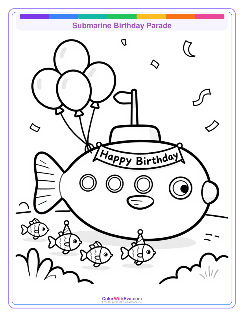 Submarine Birthday Parade preview