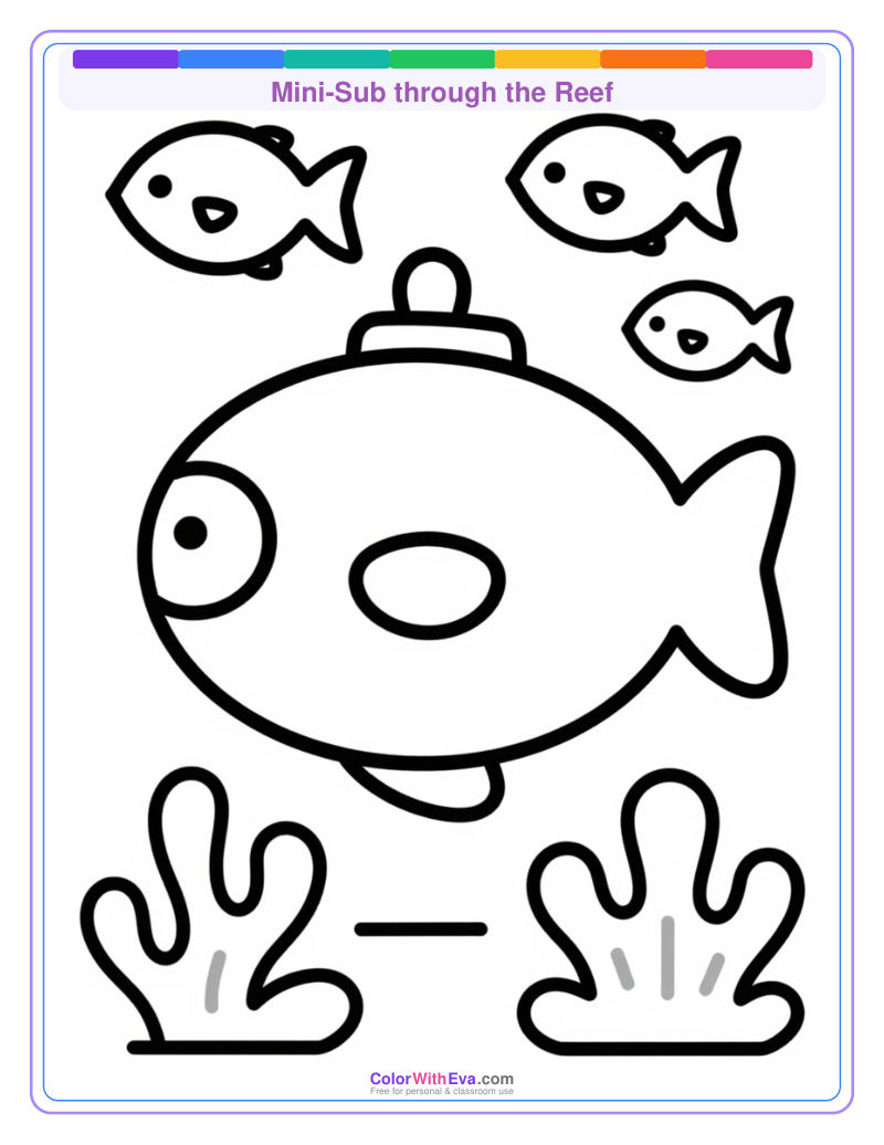 Mini-Sub through the Reef preview