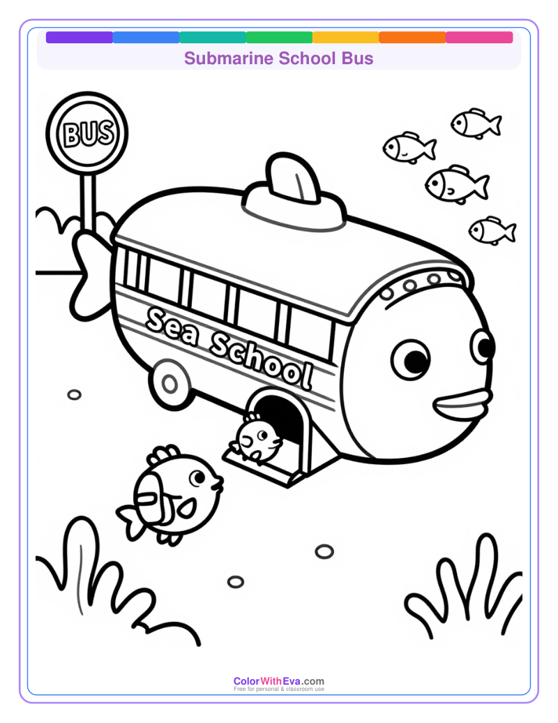Submarine School Bus preview