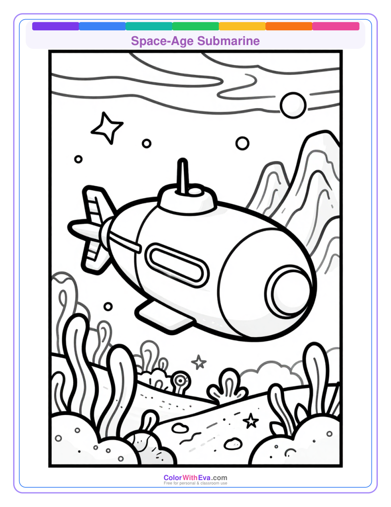 Space-Age Submarine preview