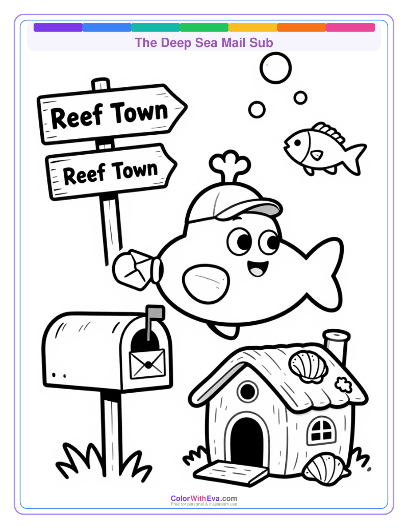 The Deep Sea Mail Sub preview