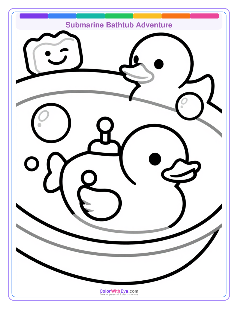 Submarine Bathtub Adventure preview