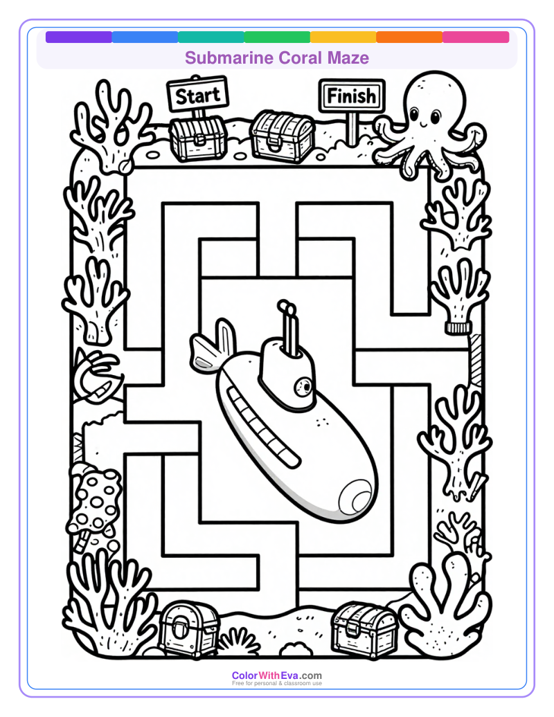 Submarine Coral Maze preview