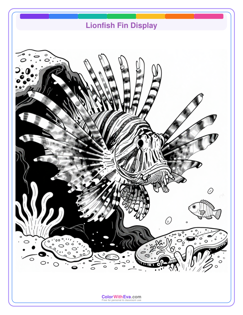 Lionfish Fin Display preview