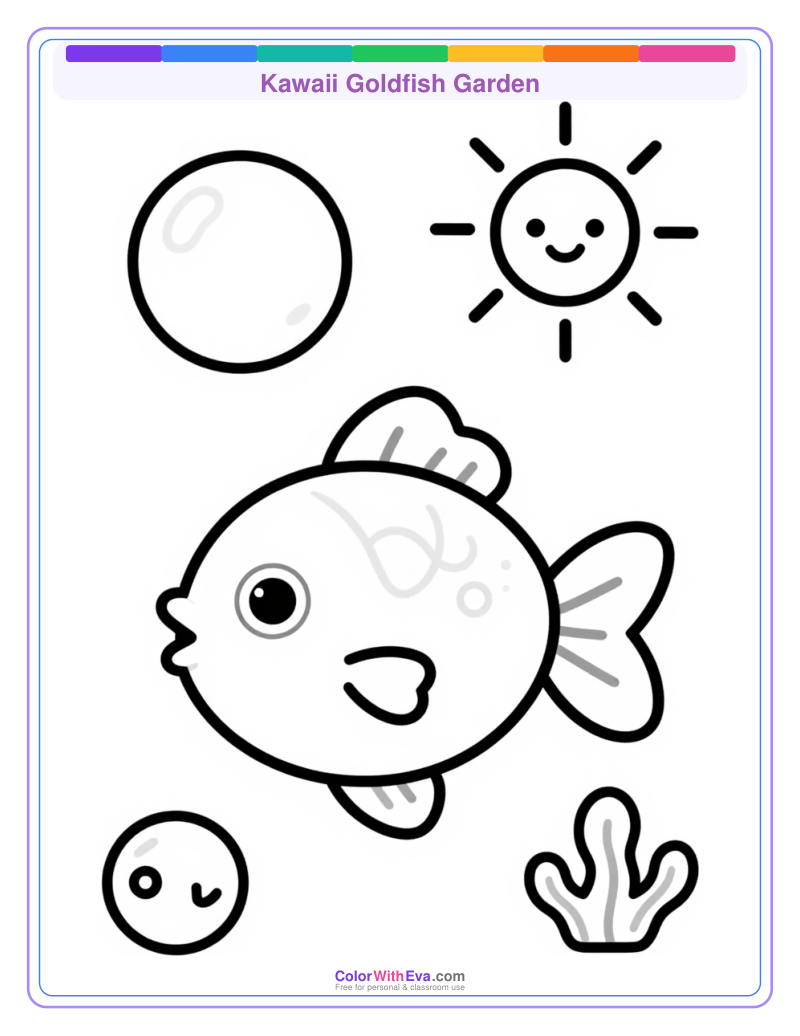 Kawaii Goldfish Garden preview