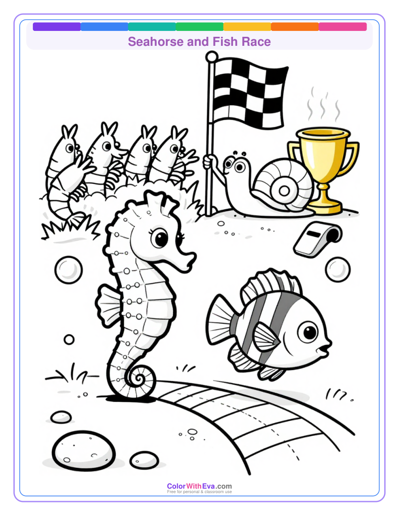 Seahorse and Fish Race thumbnail