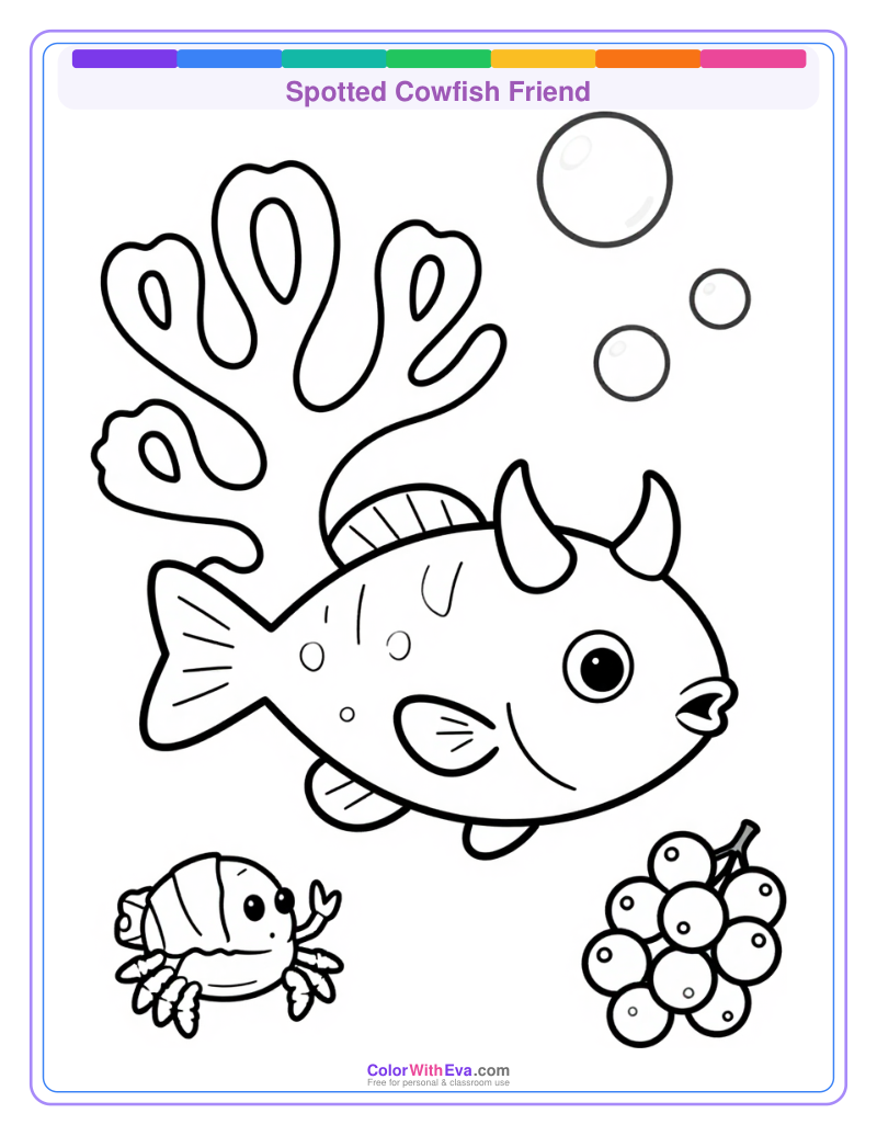 Spotted Cowfish Friend preview
