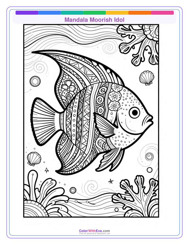 Mandala Moorish Idol thumbnail