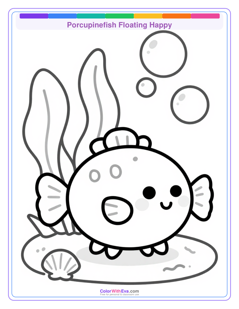Porcupinefish Floating Happy preview