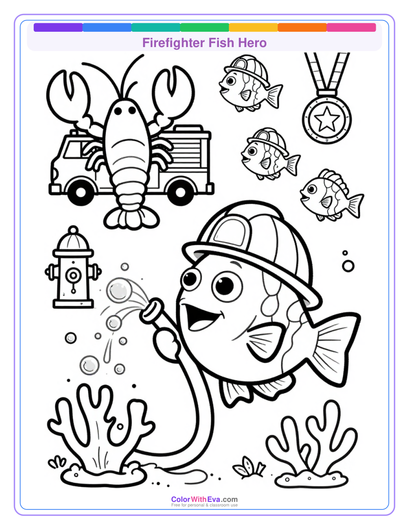 Firefighter Fish Hero thumbnail