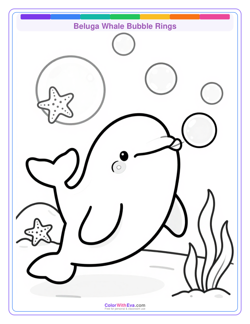 Beluga Whale Bubble Rings preview