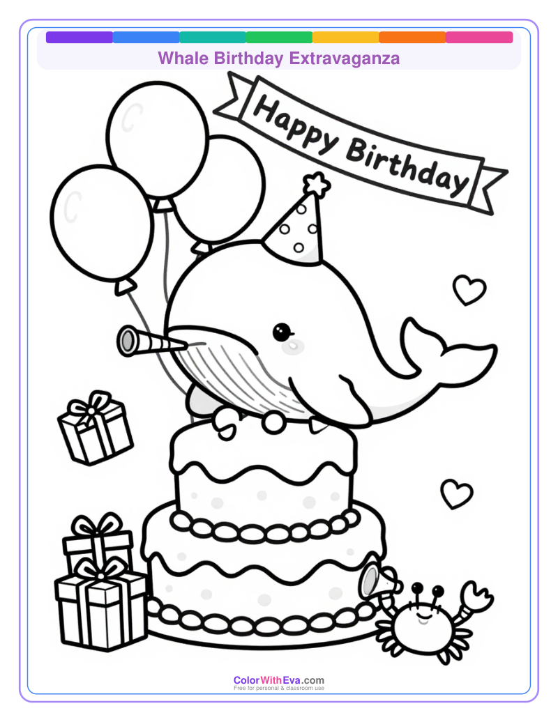 Whale Birthday Extravaganza preview