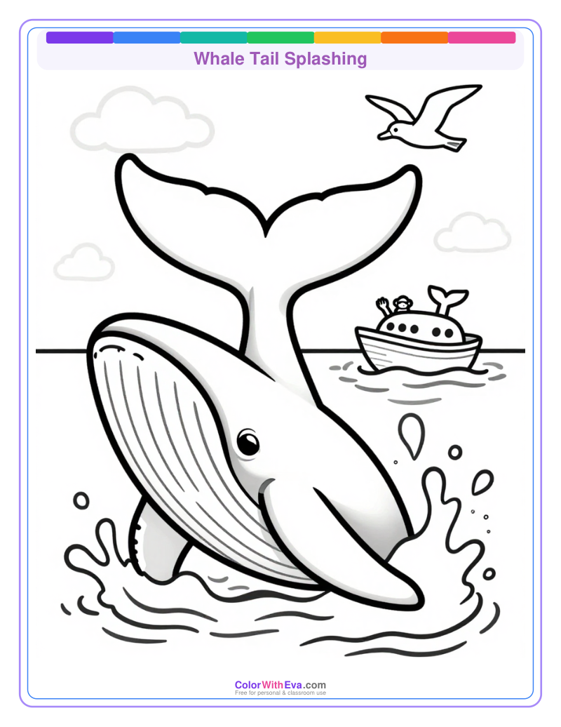 Whale Tail Splashing preview