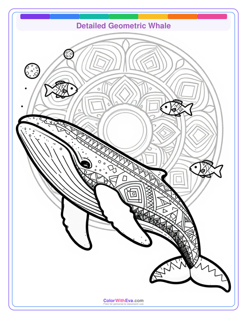 Detailed Geometric Whale thumbnail