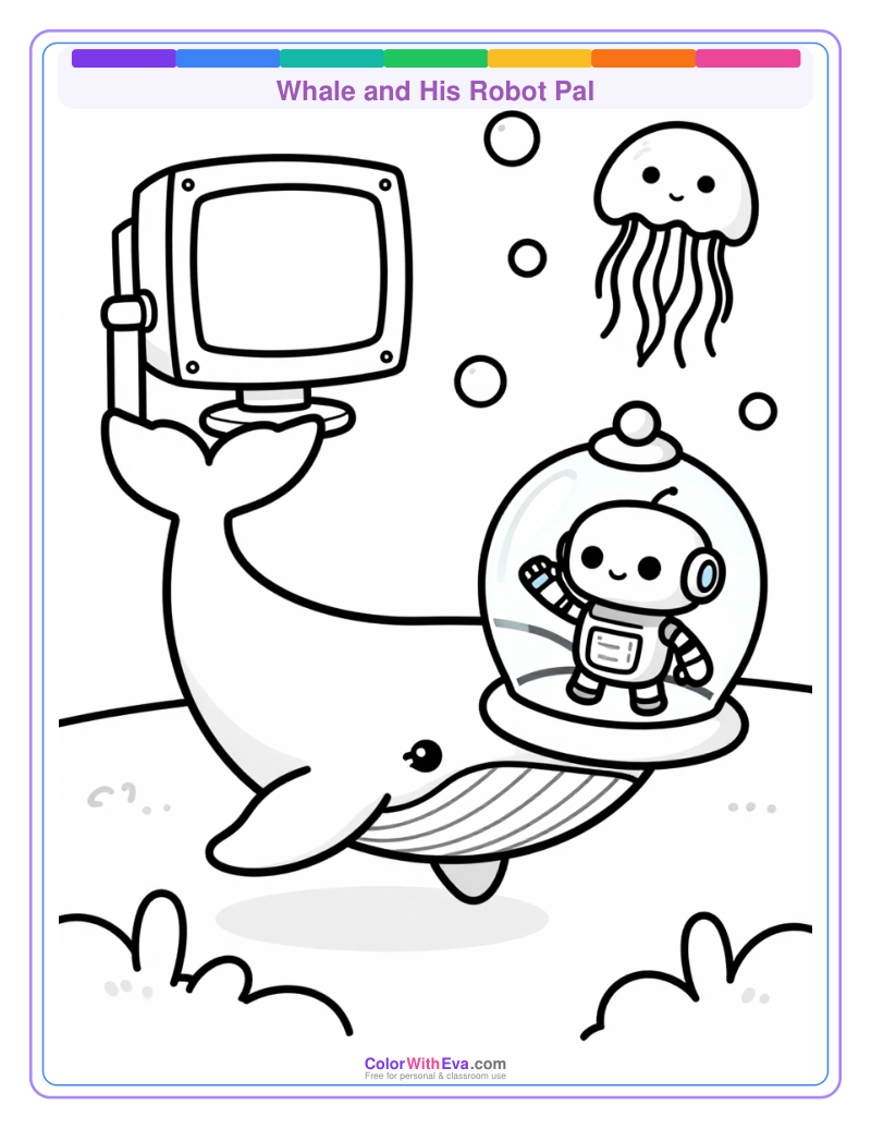 Whale and His Robot Pal preview