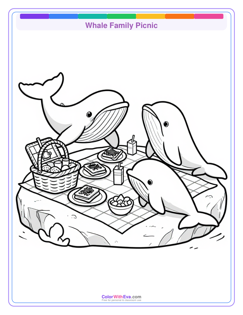 Whale Family Picnic thumbnail