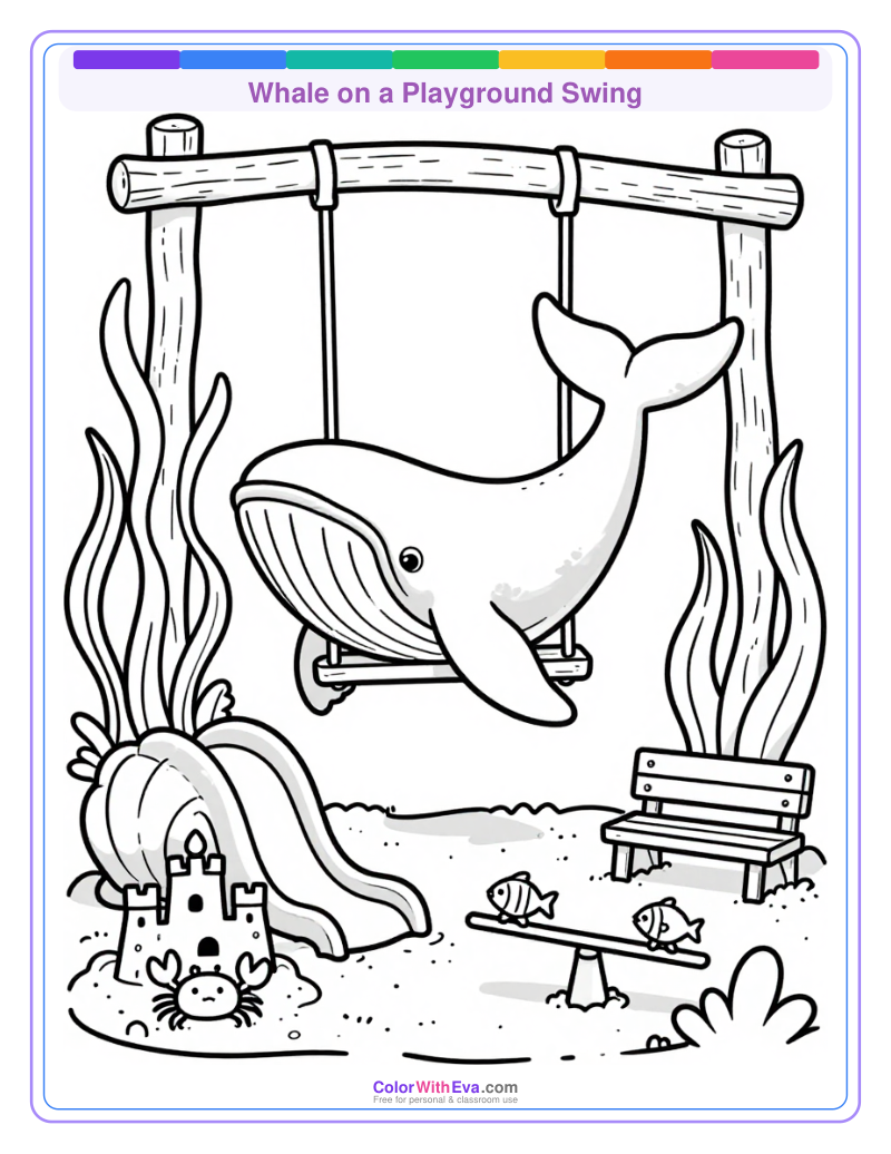 Whale on a Playground Swing thumbnail