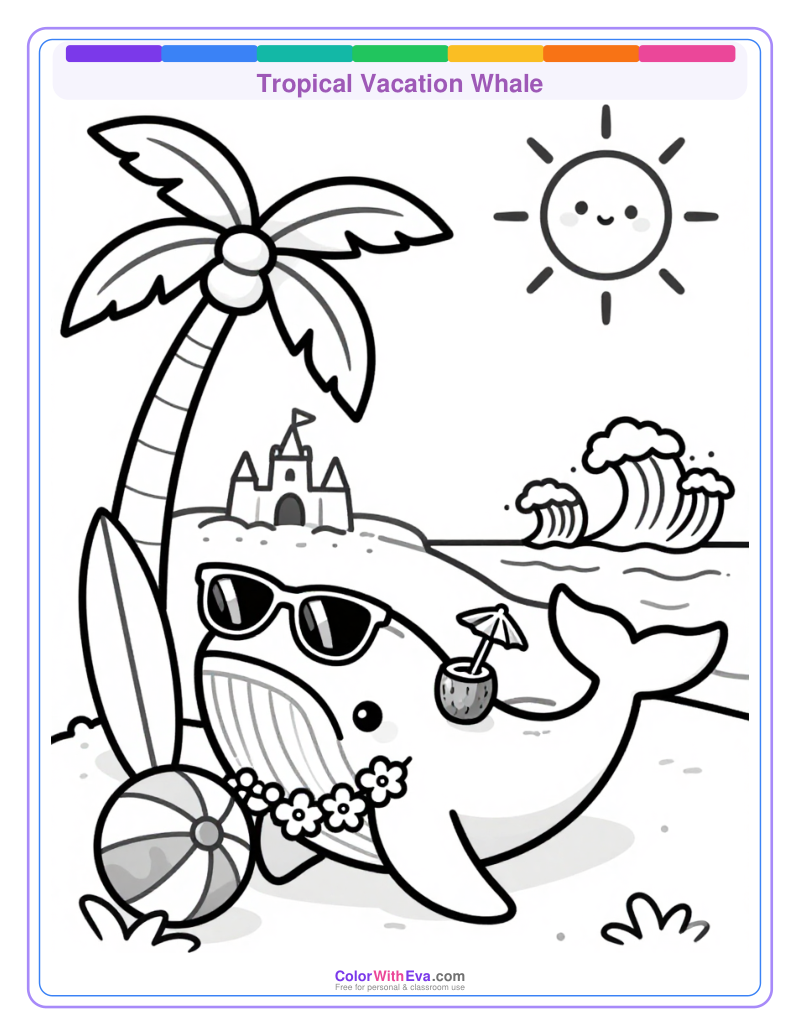 Tropical Vacation Whale thumbnail