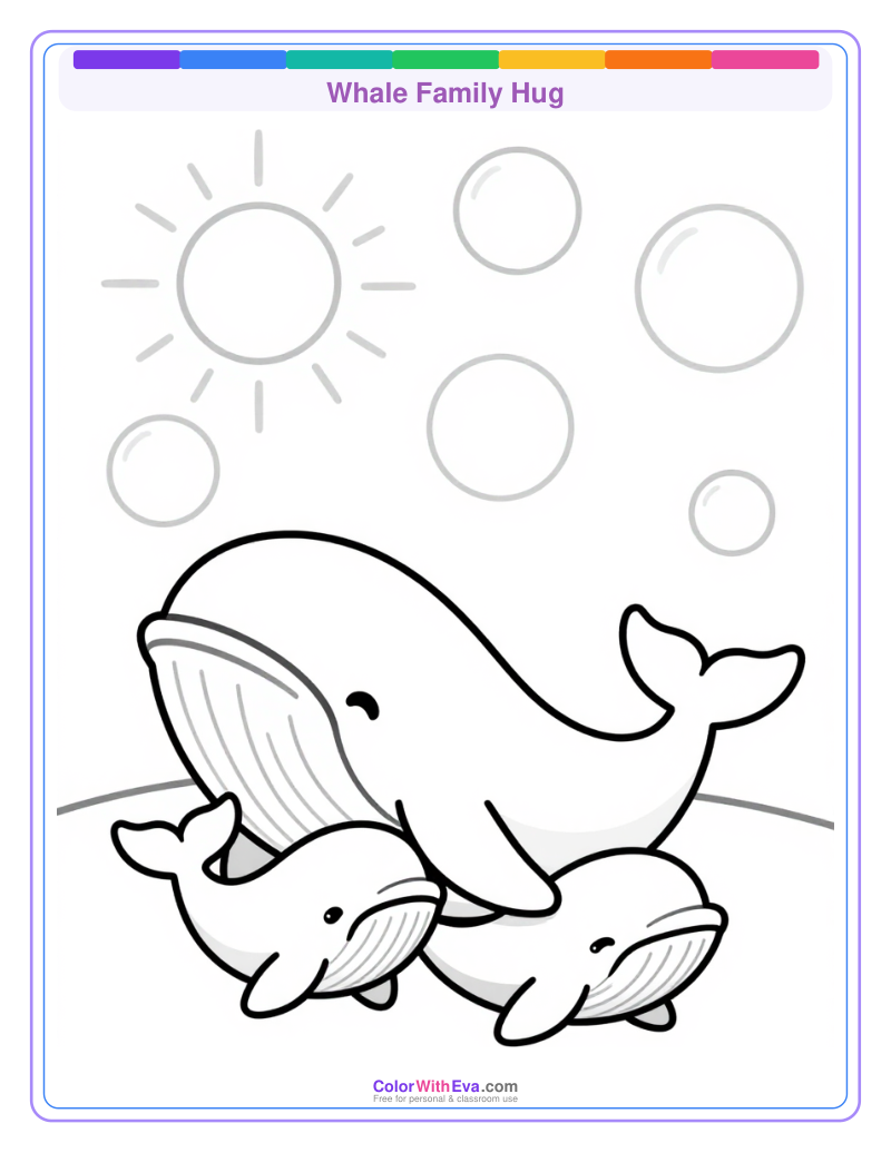 Whale Family Hug thumbnail