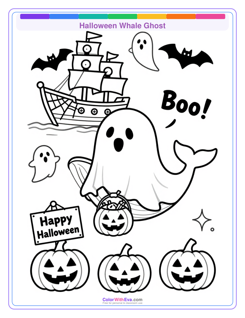 Halloween Whale Ghost thumbnail