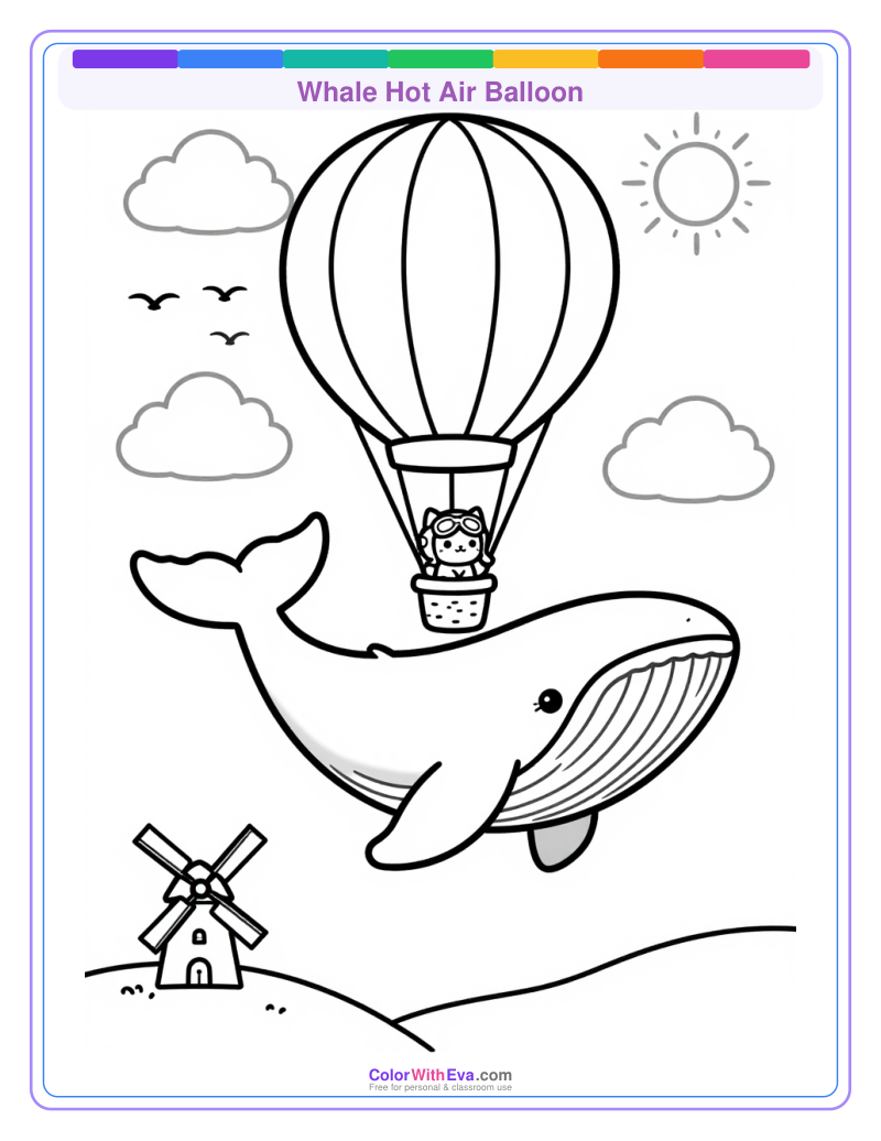 Whale Hot Air Balloon preview
