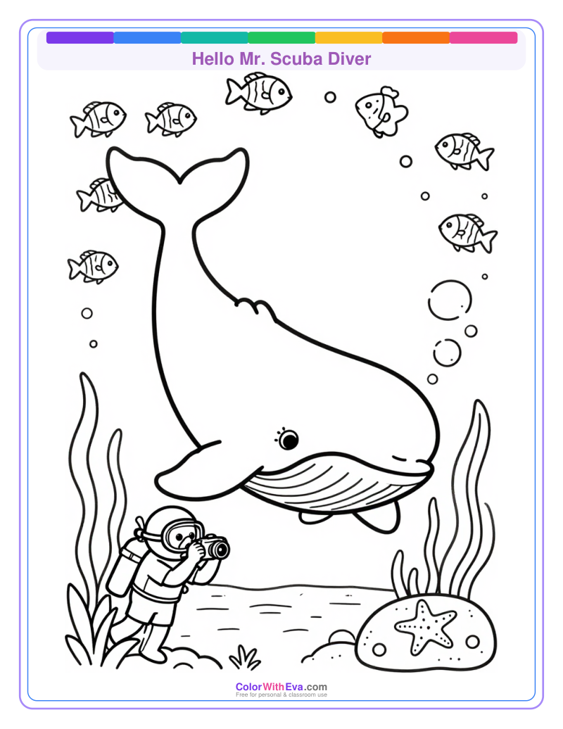 Hello Mr. Scuba Diver preview