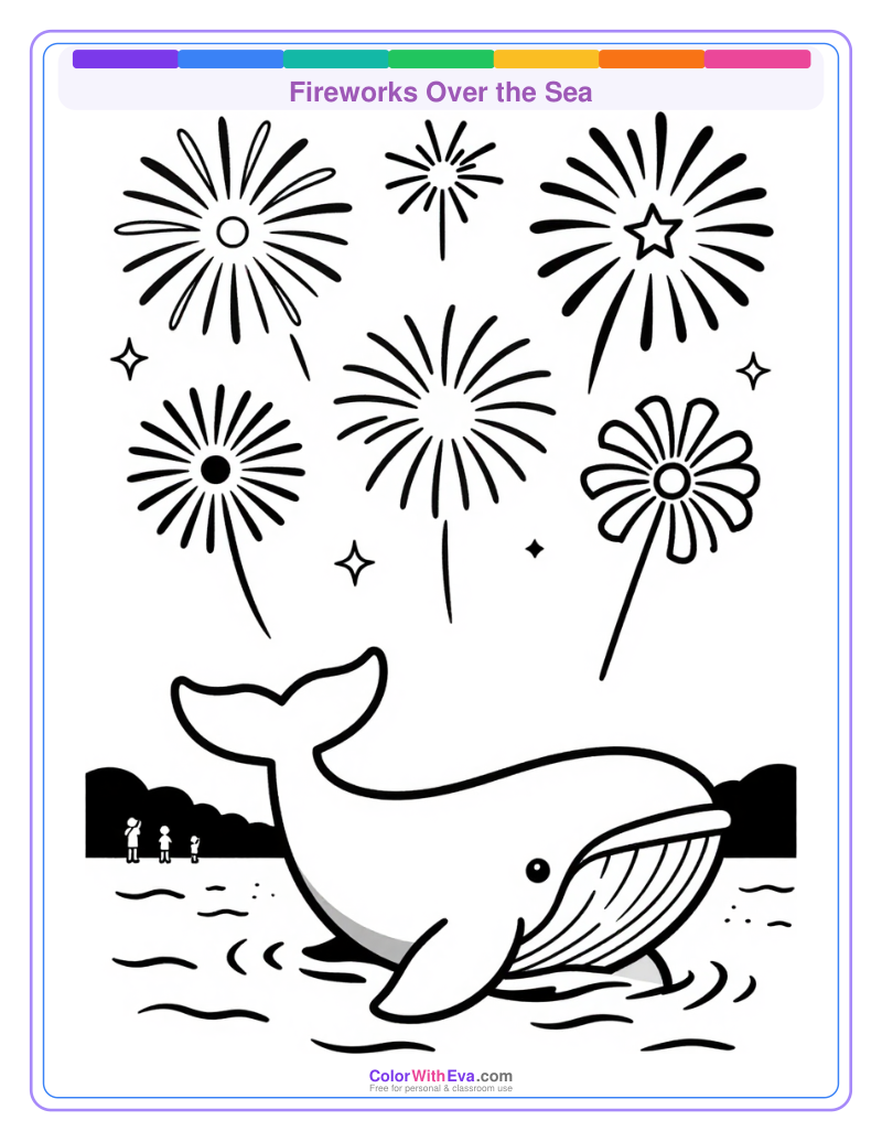 Fireworks Over the Sea preview