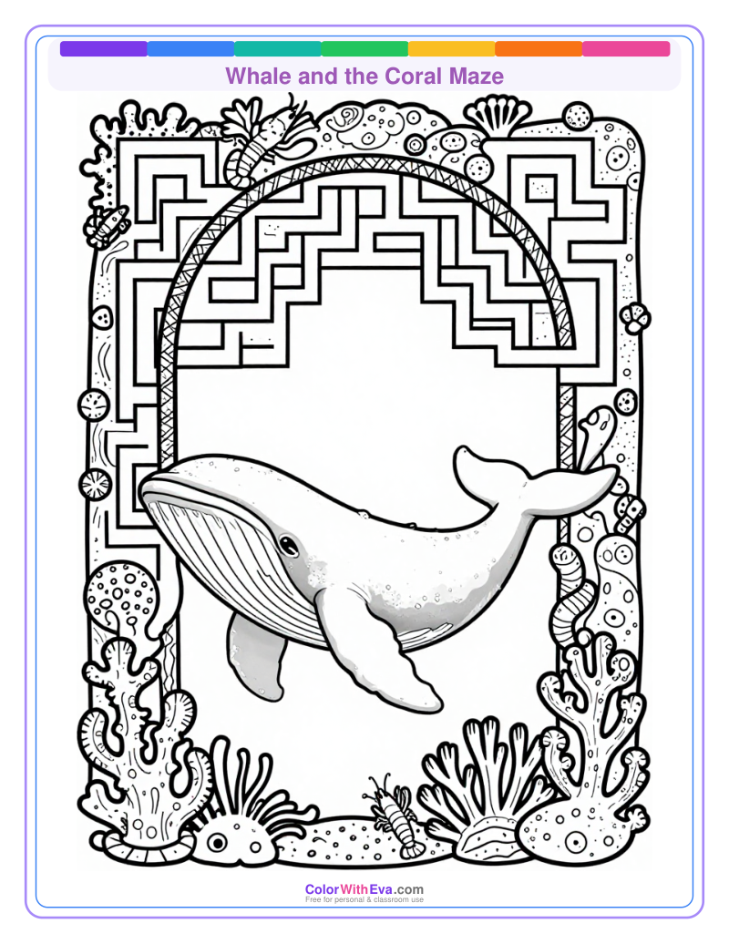Whale and the Coral Maze preview