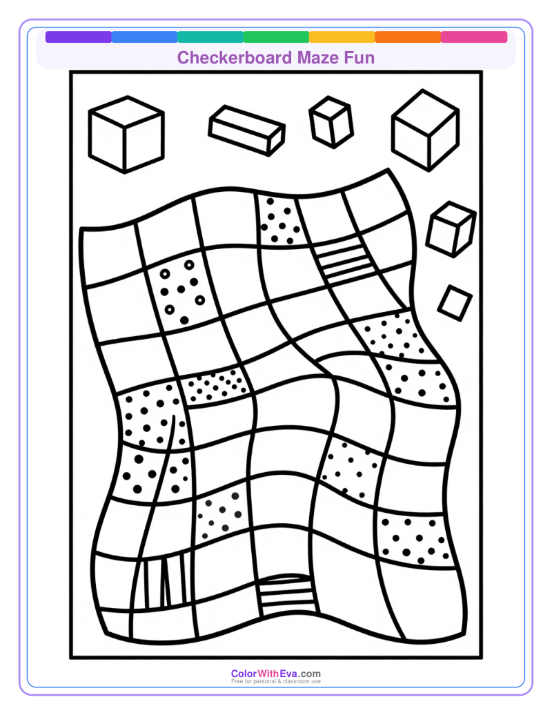 Checkerboard Maze Fun preview