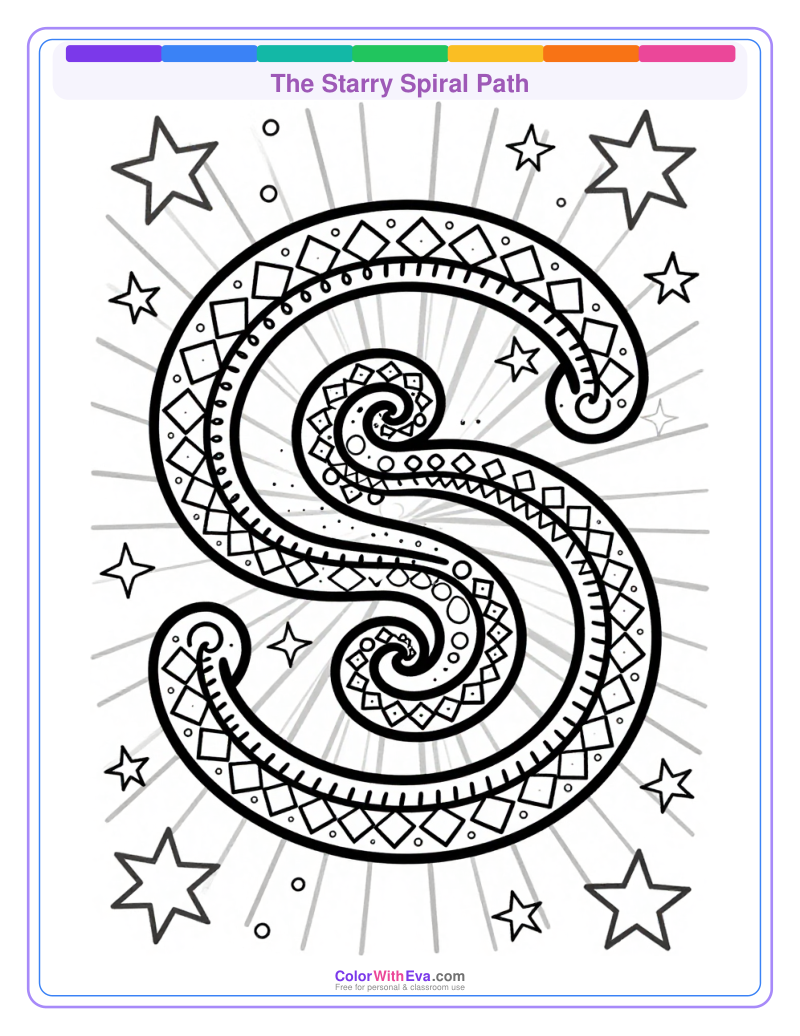 The Starry Spiral Path preview