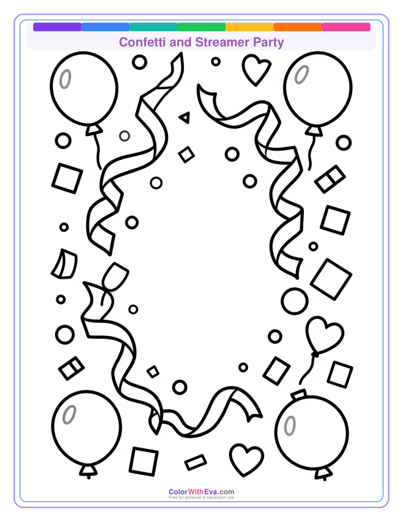 Confetti and Streamer Party preview