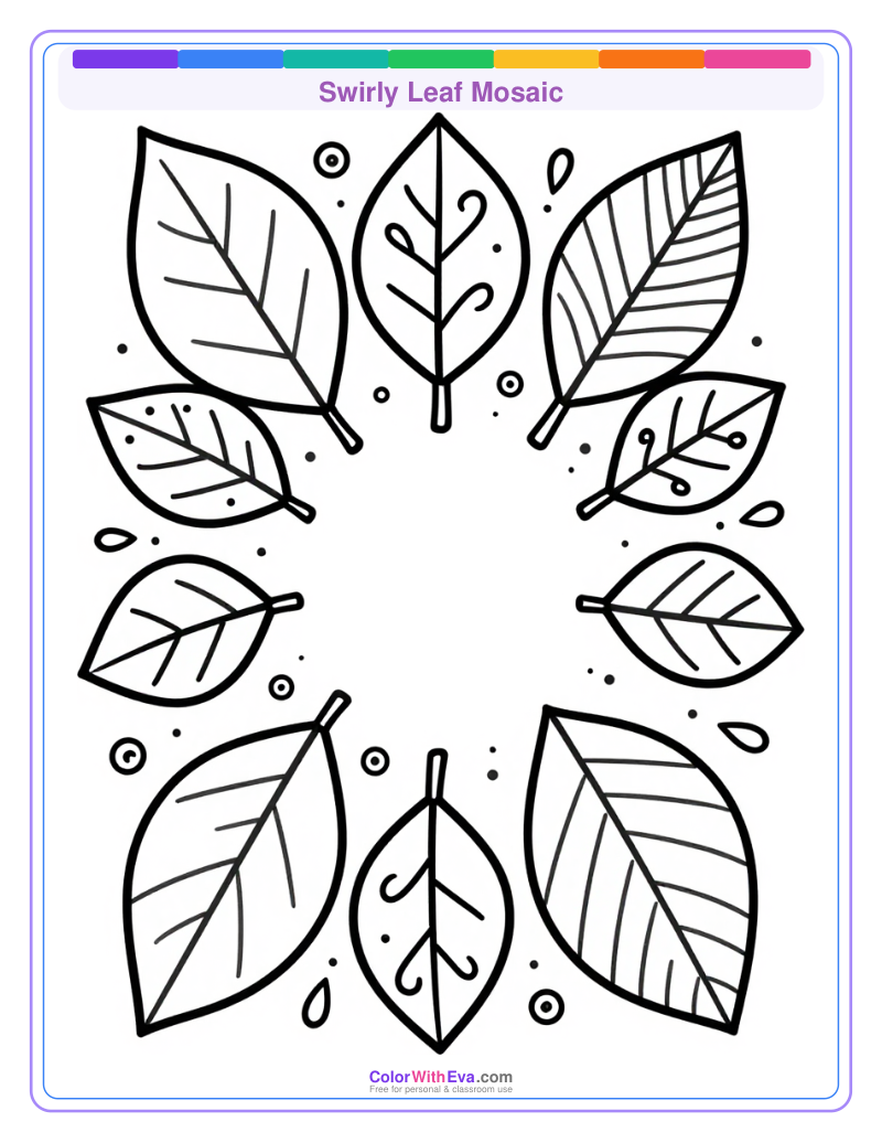 Swirly Leaf Mosaic preview