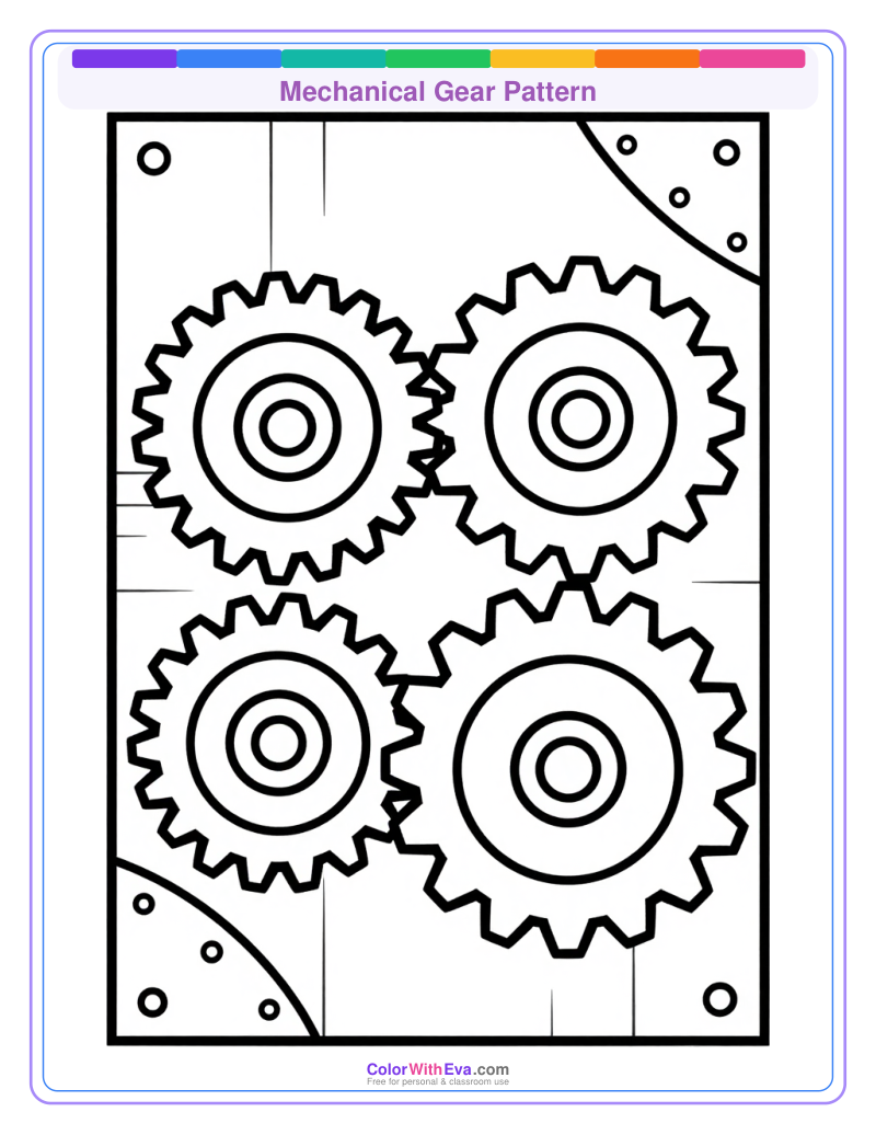 Mechanical Gear Pattern preview