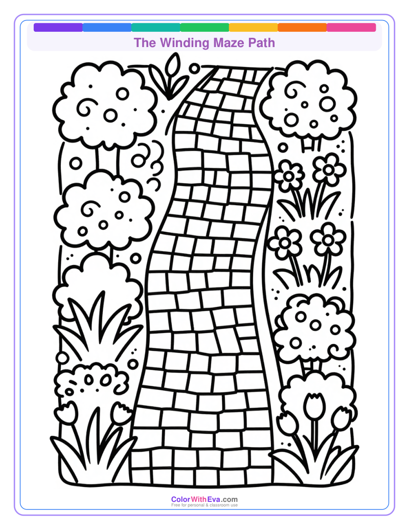 The Winding Maze Path preview