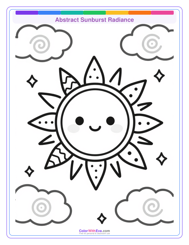 Abstract Sunburst Radiance preview