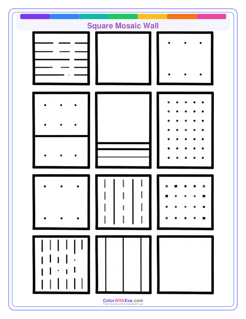 Square Mosaic Wall preview