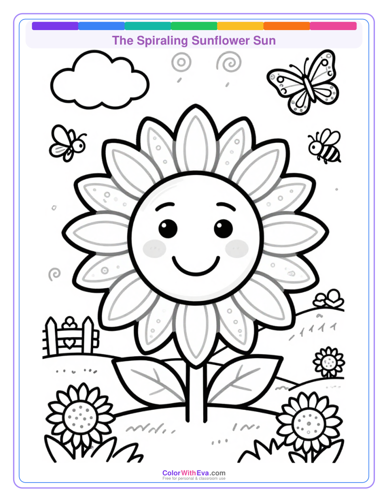 The Spiraling Sunflower Sun preview