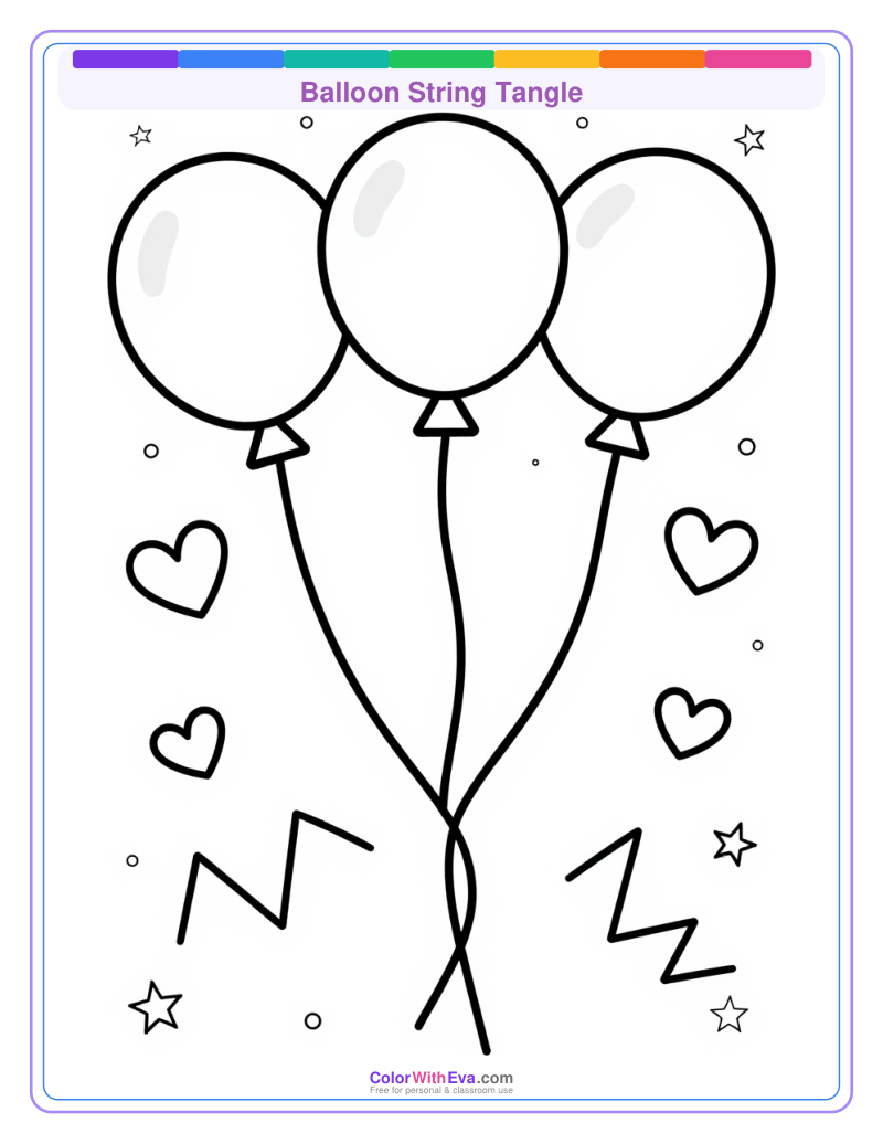 Balloon String Tangle preview
