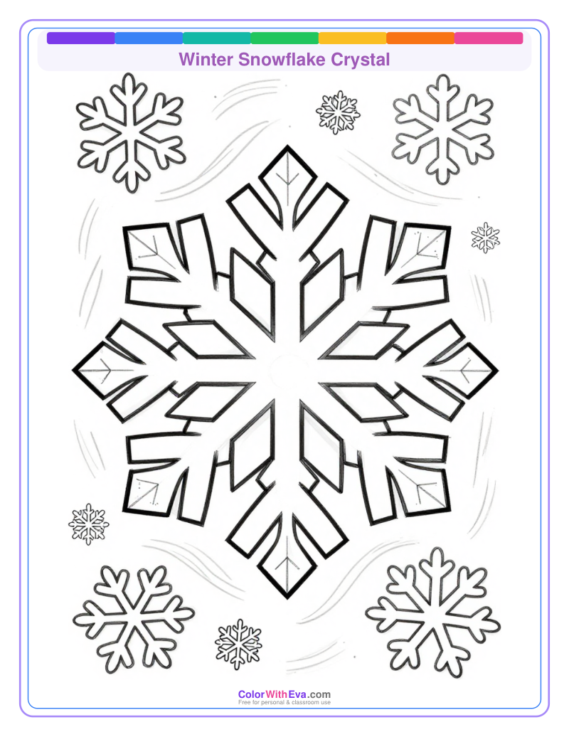 Winter Snowflake Crystal preview