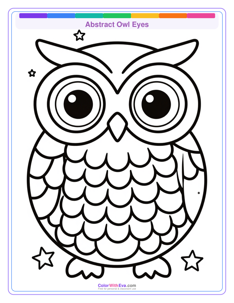 Abstract Owl Eyes preview